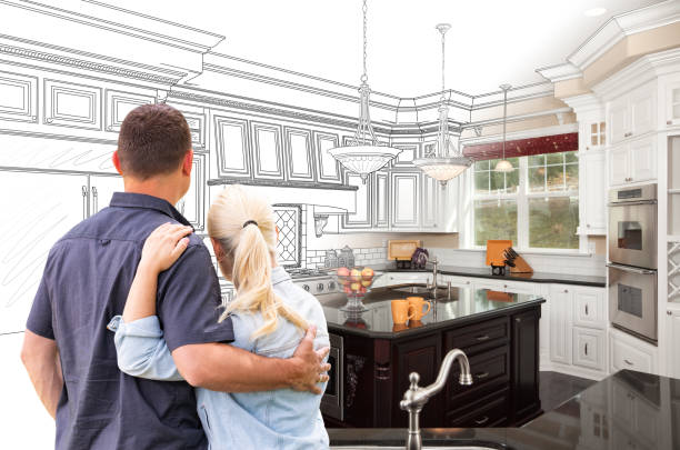 Custom kitchen cabinets installed in a Trumbauersville home